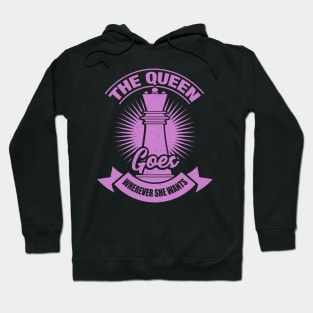 Chess Queen Player Girl Gift Hoodie